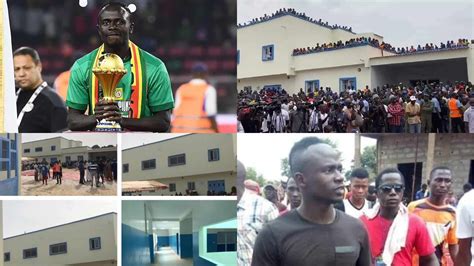 sadio mane charity|sadio mane helping his village.